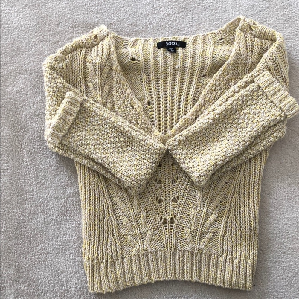 XOXO Gold Sweater